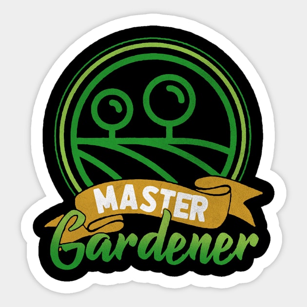 Master Gardener Gardening Sticker by funkyteesfunny